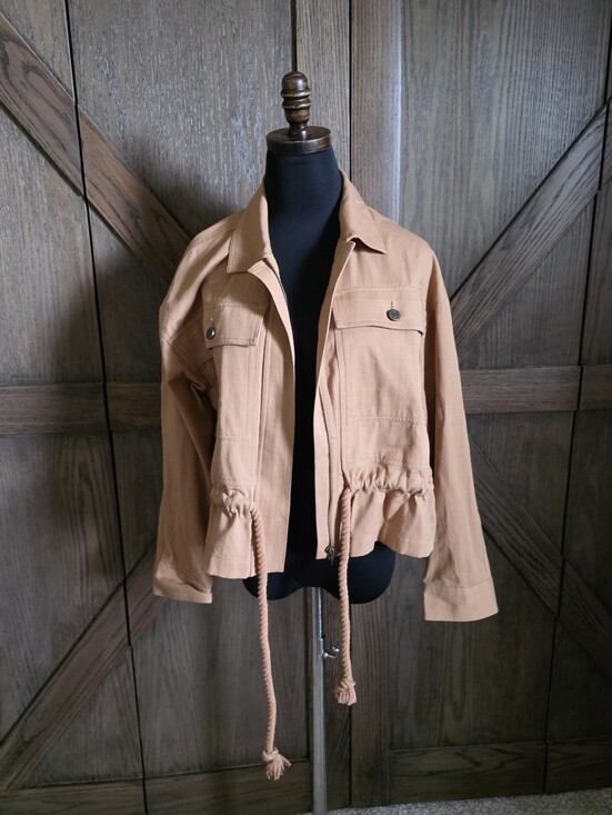 Cleobella Jackets & Blazers - NWT Cleobella Drawstring Utility Jacket